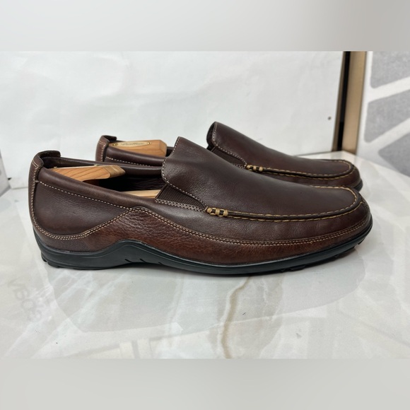COLE HAAN Tucker Venetian Loafer Leather Brown Men Shoes Size 11.5 M Slip Ons